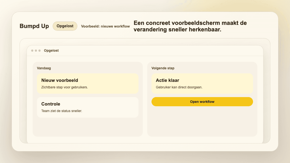 Overzicht van een gekoppelde factuur naast een plaatsingenlijst en het geopende werkaanbod